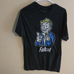 Black Fallout Graphic T-Shirt